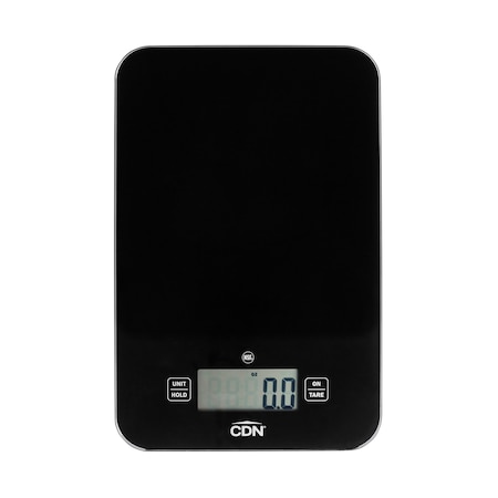 Cdn NSF® Digital Glass Scale, 15 lb - Black SD1502-BK
